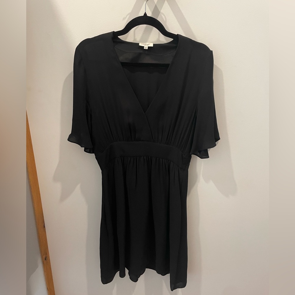 Wilfred Black dress size 8 silk